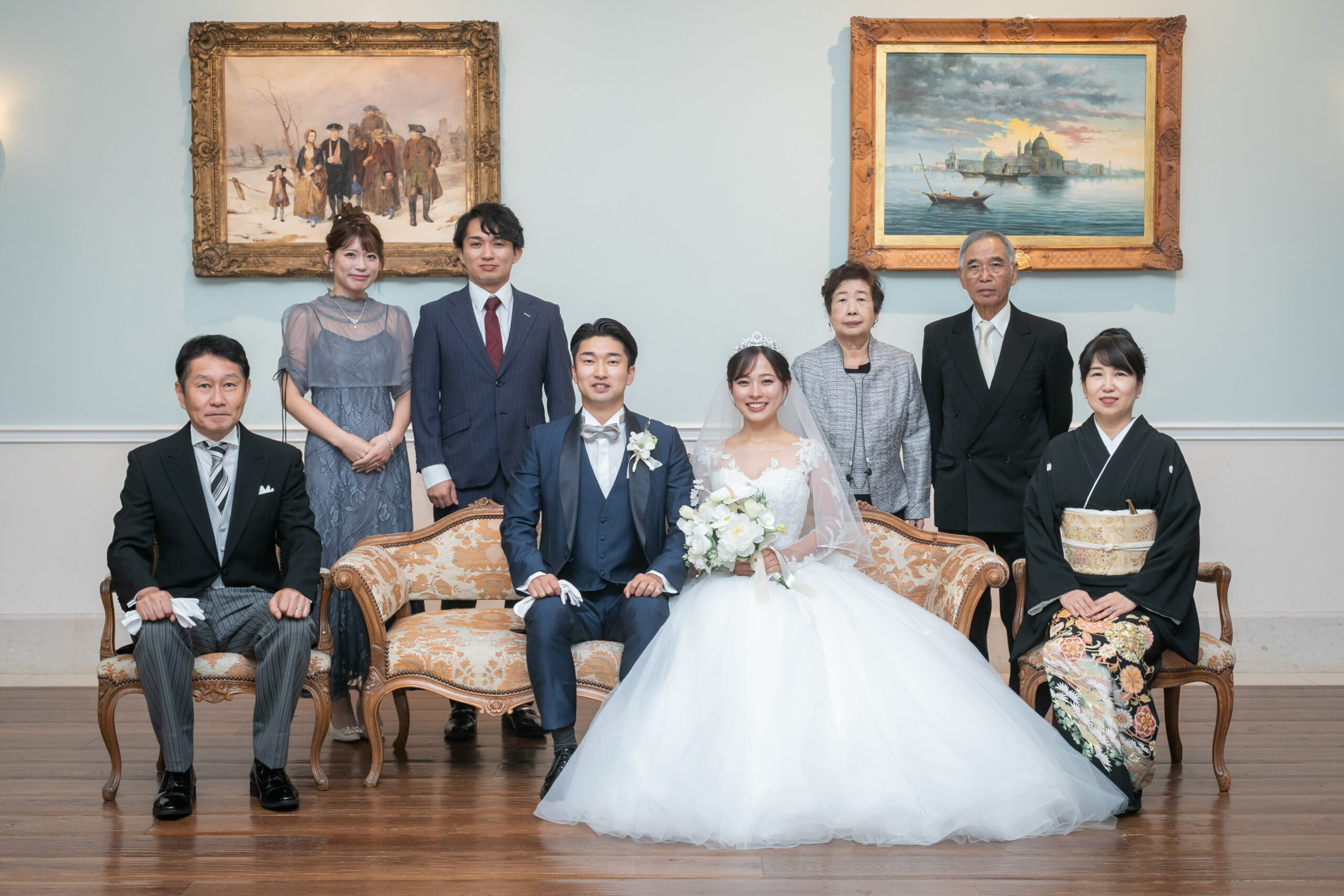 家族の集合写真